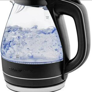 Glass Electric Kettle Hot Water Boiler, Auto Shutoff, Coffee & Tea Maker